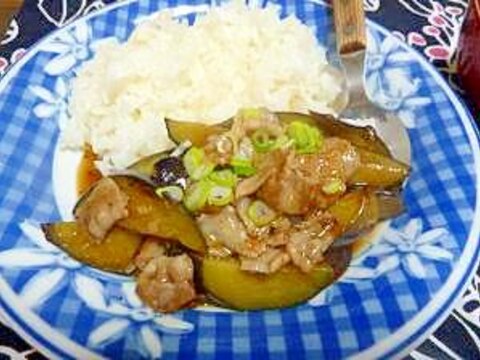 マーボー風茄子丼